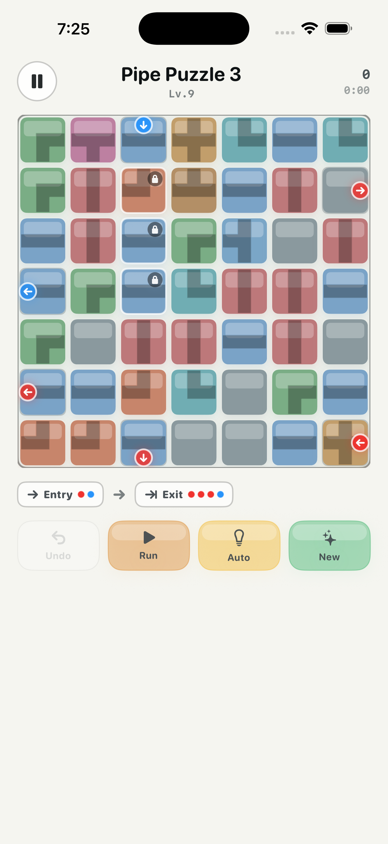 Pipe Puzzle 3 gameplay screenshot
